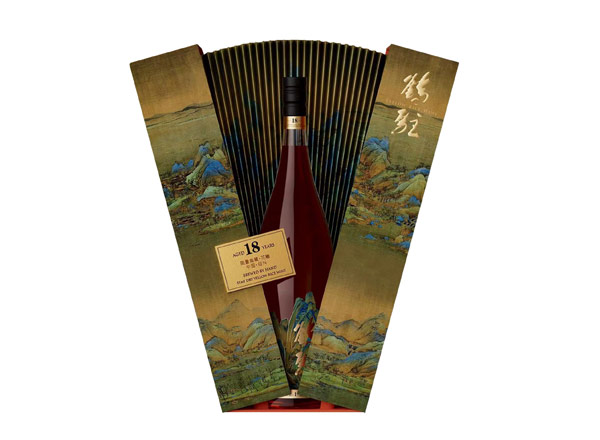 嘉兴鹤驻18年黄酒回收鹤驻新花雕18年珍藏版千里江山图行情价格