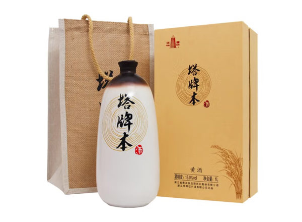 嘉兴塔牌黄酒回收塔牌本酒500ml/1000ml绍兴黄酒花雕酒礼盒行情价格