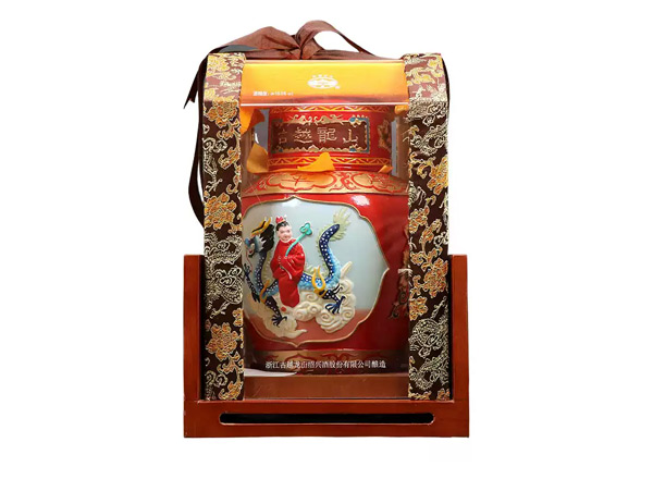 嘉兴古越龙山黄酒回收古越龙山状元及第二十年陈酿2.5L工艺浮雕黄酒行情价格