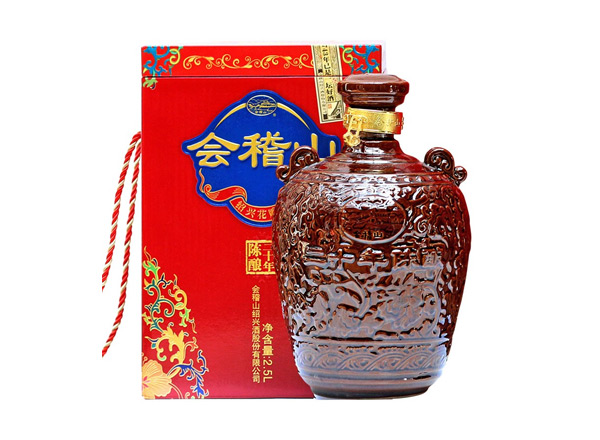 嘉兴回收会稽山二十年黄酒陶坛20年陈酿2.5L花雕酒行情价格